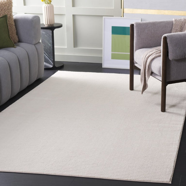 Safavieh Carter Power Loomed Solid Neutral Rug Jute Polypropylene Blend for Living Room Beige CRT218B-5