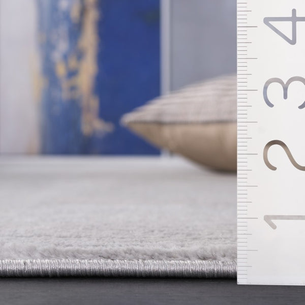 Safavieh Carter Power Loomed Solid Neutral Rug Jute Polypropylene Blend for Living Room Gray CRT218F-5