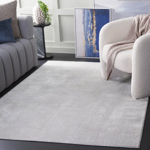 Safavieh Carter Power Loomed Solid Neutral Rug Jute Polypropylene Blend for Living Room Gray CRT218F-5