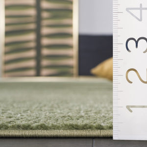 Safavieh Carter Power Loomed Solid Neutral Rug Jute Polypropylene Blend for Living Room Green CRT218Y-5