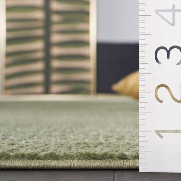 Safavieh Carter Power Loomed Solid Neutral Rug Jute Polypropylene Blend for Living Room Green CRT218Y-5