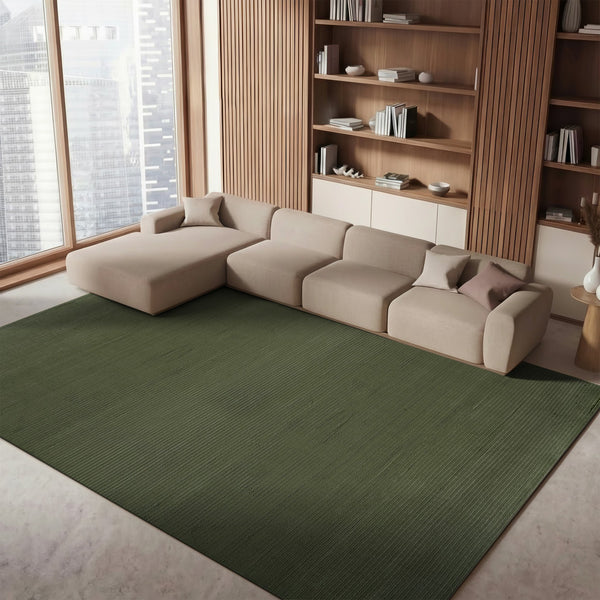 Safavieh Carter Vibrant Green Area Rug - Low Pile Power-Loomed Turkish Blend For Durable Modern Style 8'-0" x 10'-0" CRT218Y-8