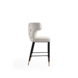 Holguin Counter Stool in Cream CS004-CR Manhattan Comfort