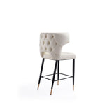 Holguin Counter Stool in Cream CS004-CR Manhattan Comfort