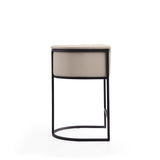 Cosmopolitan Counter Stool in Cream and Black CS008-CR Manhattan Comfort