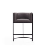 Cosmopolitan Counter Stool in Pebble and Black CS008-PE Manhattan Comfort