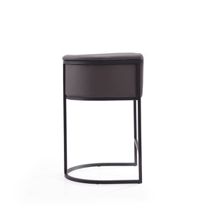 Cosmopolitan Counter Stool in Pebble and Black CS008-PE Manhattan Comfort