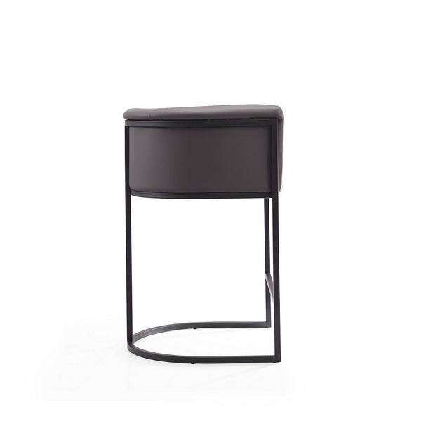 Cosmopolitan Counter Stool in Pebble and Black CS008-PE Manhattan Comfort