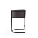 Cosmopolitan Counter Stool in Pebble and Black CS008-PE Manhattan Comfort