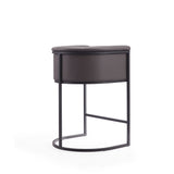 Cosmopolitan Counter Stool in Pebble and Black CS008-PE Manhattan Comfort