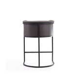 Cosmopolitan Counter Stool in Pebble and Black CS008-PE Manhattan Comfort