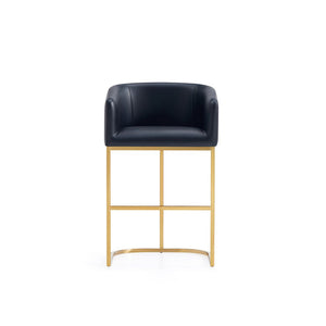 Louvre Counter Stool in Black CS009-BK Manhattan Comfort