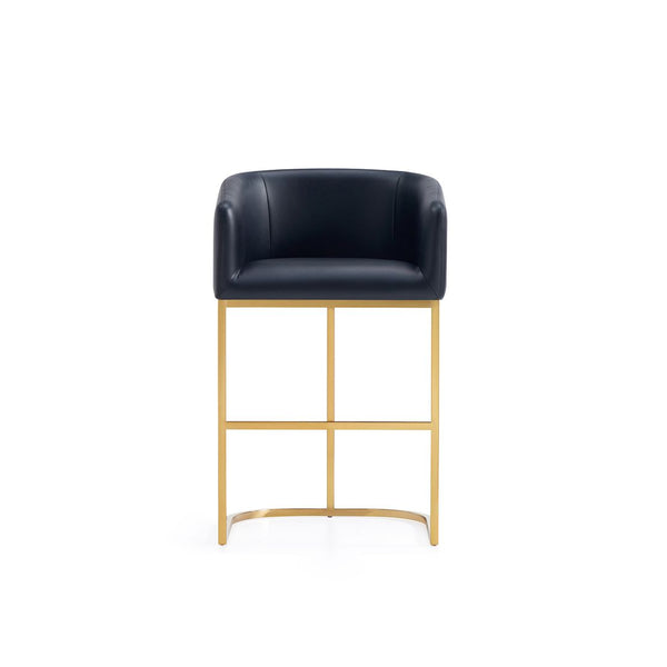 Louvre Counter Stool in Black CS009-BK Manhattan Comfort