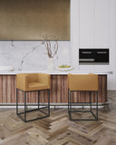 Embassy Counter Stool in Clay CS011-CL Manhattan Comfort