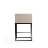 Embassy Counter Stool in Cream and Black CS011-CR Manhattan Comfort