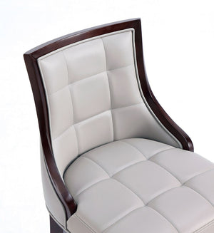 Fifth Avenue Faux Leather Counter Stool in Light Grey CS012-LG Manhattan Comfort