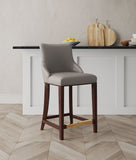 Shubert Counter Stool in Dark Taupe CS016-DT Manhattan Comfort