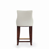 Shubert Counter Stool in Ivory CS016-IV Manhattan Comfort