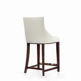 Shubert Counter Stool in Ivory CS016-IV Manhattan Comfort