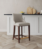 Shubert Counter Stool in Light Grey CS016-LG Manhattan Comfort