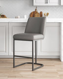 Serena Counter Stool in Grey CS017-GY Manhattan Comfort