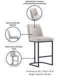 Serena Counter Stool in Light Grey CS017-LG Manhattan Comfort