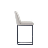 Serena Counter Stool in Light Grey CS017-LG Manhattan Comfort