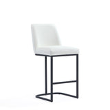 Serena Counter Stool in White CS017-WH Manhattan Comfort