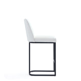 Serena Counter Stool in White CS017-WH Manhattan Comfort