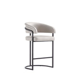 Augusta Counter Stool in Light Grey CS018-LG Manhattan Comfort