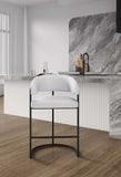 Augusta Counter Stool in White CS018-WH Manhattan Comfort