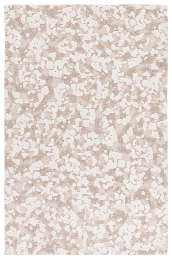 Safavieh Casablanca Modern Handcrafted Area Rug - Durable Wool Blend, Low Profile Design For Stylish Spaces Beige ,Ivory 90% Wool,10% Polyester Csb125b-6