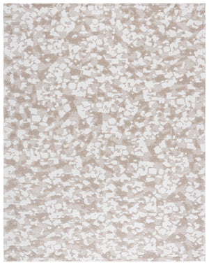 Safavieh Casablanca Modern Runner Rug - Elegant Abstract Design For Hallways, Luxurious Wool Blend Comfort Beige ,Ivory 90% Wool,10% Polyester Csb125b-8