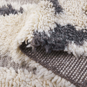 Safavieh Casablanca Hand-woven Runner Rug – Luxurious New Zealand Wool, Elegant Design For Any Space Ivory ,Grey 80% Nz Wool,10% Imported Wool,10% Cotton Csb146a-5