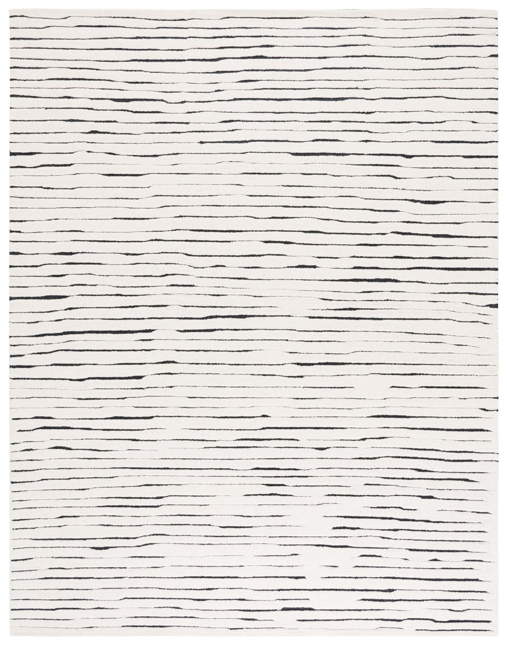 Safavieh Casablanca Hand-tufted Wool Area Rug - Elegant Ivory And Black Design For Timeless Home Decor Ivory ,Black Wool Pile Csb227a-5