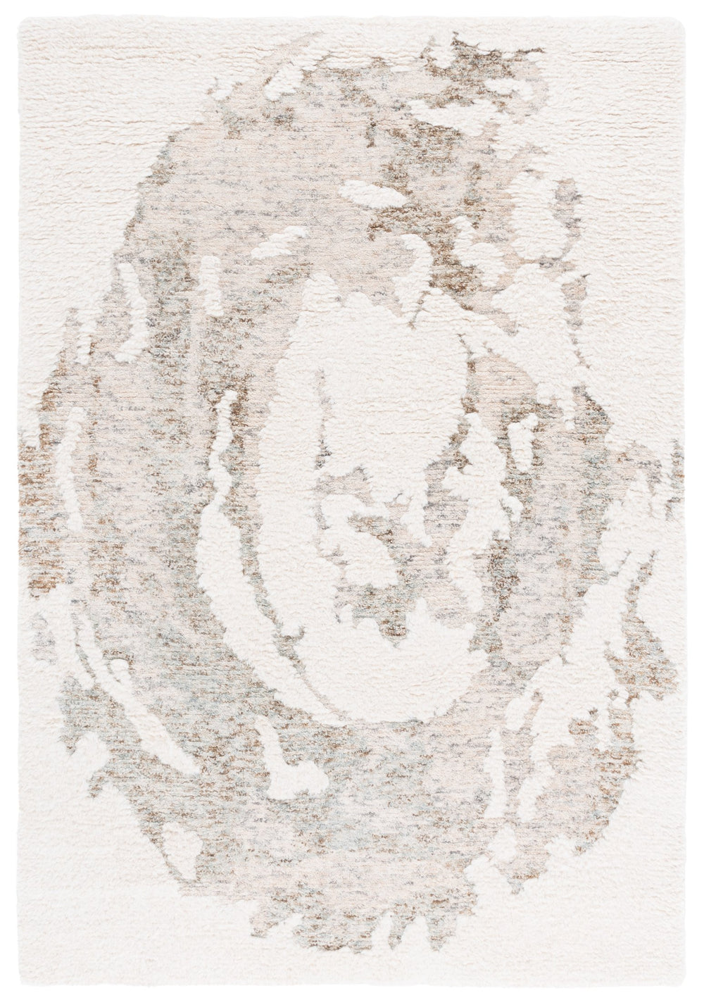 Safavieh Casablanca Hand-tufted Area Rug - Luxurious Wool Design For Modern Elegance And Comfort In Any Space Ivory ,Teal Wool Pile Csb439l-5