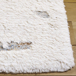 Safavieh Casablanca Hand-tufted Wool Runner Rug - Modern Abstract Design For Elegant Home Decor Spaces Ivory ,Brown Wool Pile Csb440a-5