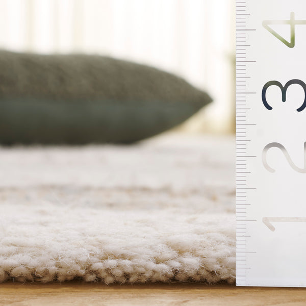 Safavieh Casablanca Luxurious Hand-tufted Area Rug In Soft Hues, Perfect For Modern Interiors And Comfort Ivory ,Brown Wool Pile Csb440a-4