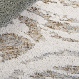 Safavieh Casablanca Hand-tufted Wool Runner Rug - Modern Abstract Design For Elegant Home Decor Spaces Ivory ,Brown Wool Pile Csb440a-5