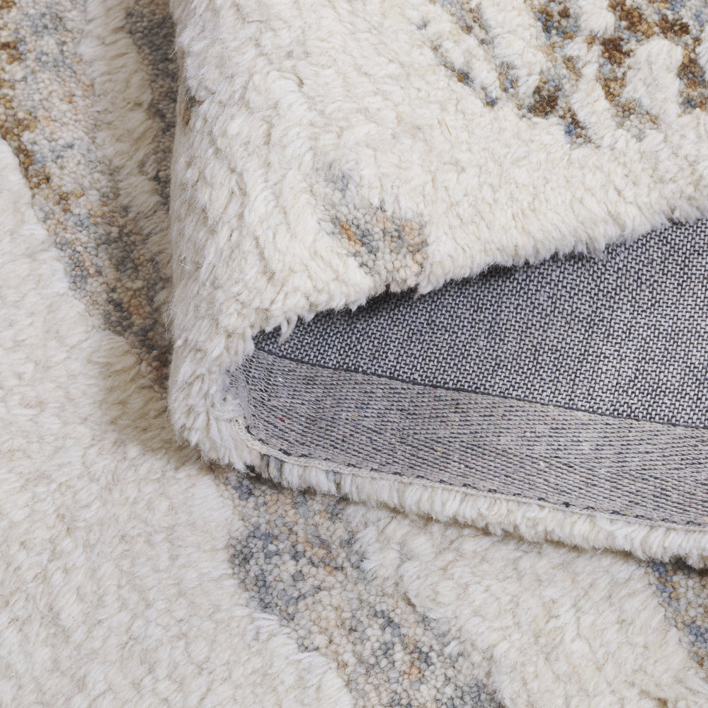 Safavieh Casablanca Luxurious Hand-tufted Area Rug In Soft Hues, Perfect For Modern Interiors And Comfort Ivory ,Brown Wool Pile Csb440a-4