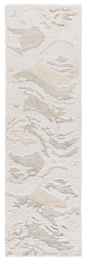 Safavieh Casablanca Hand-tufted Wool Area Rug - Modern Abstract Design For Elegant Home Decor & Comfort Ivory ,Sage Wool Pile Csb441a-4