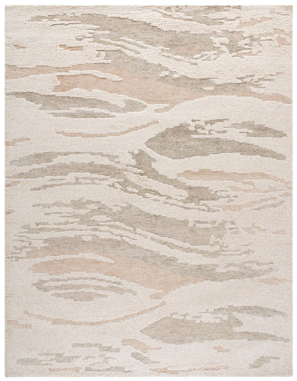 Safavieh Casablanca Hand-tufted Wool Area Rug - Modern Abstract Design For Elegant Home Decor & Comfort Ivory ,Sage Wool Pile Csb441a-4