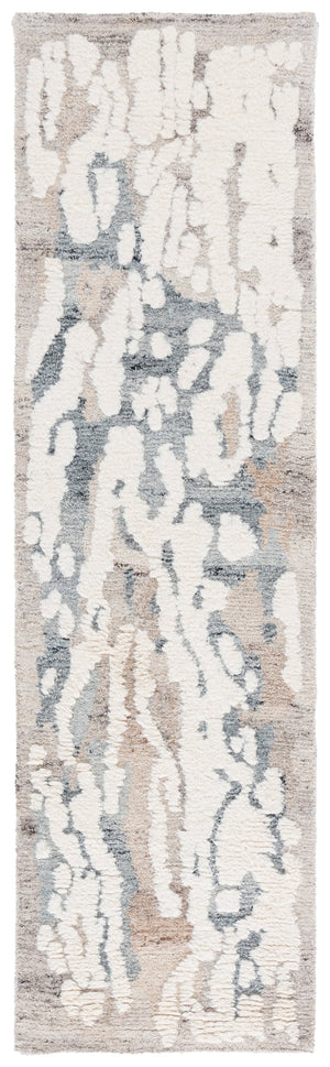 Safavieh Casablanca Hand-tufted Wool Runner Rug - Modern Abstract Design For Elegant Home Decor Enhancement Beige ,Ivory Wool Pile Csb443b-28
