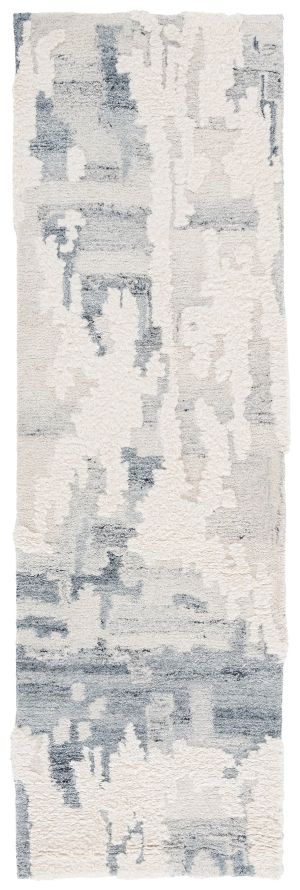 Safavieh Casablanca Modern Hand-tufted Runner Rug - Luxurious Wool Pile For Elegant Home Décor Upgrade Grey ,Ivory Wool Pile Csb444f-28