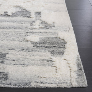 Safavieh Casablanca Hand-tufted Wool Area Rug - Luxurious Modern Design For Elegant Home Decor Atmosphere Grey ,Ivory Wool Pile Csb444f-4