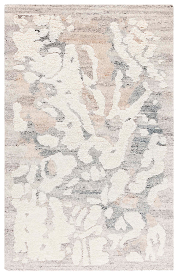 Safavieh Casablanca Handcrafted Wool Area Rug - Luxurious Abstract Design For Modern Elegance In Any Room Grey ,Ivory Wool Pile Csb446f-4