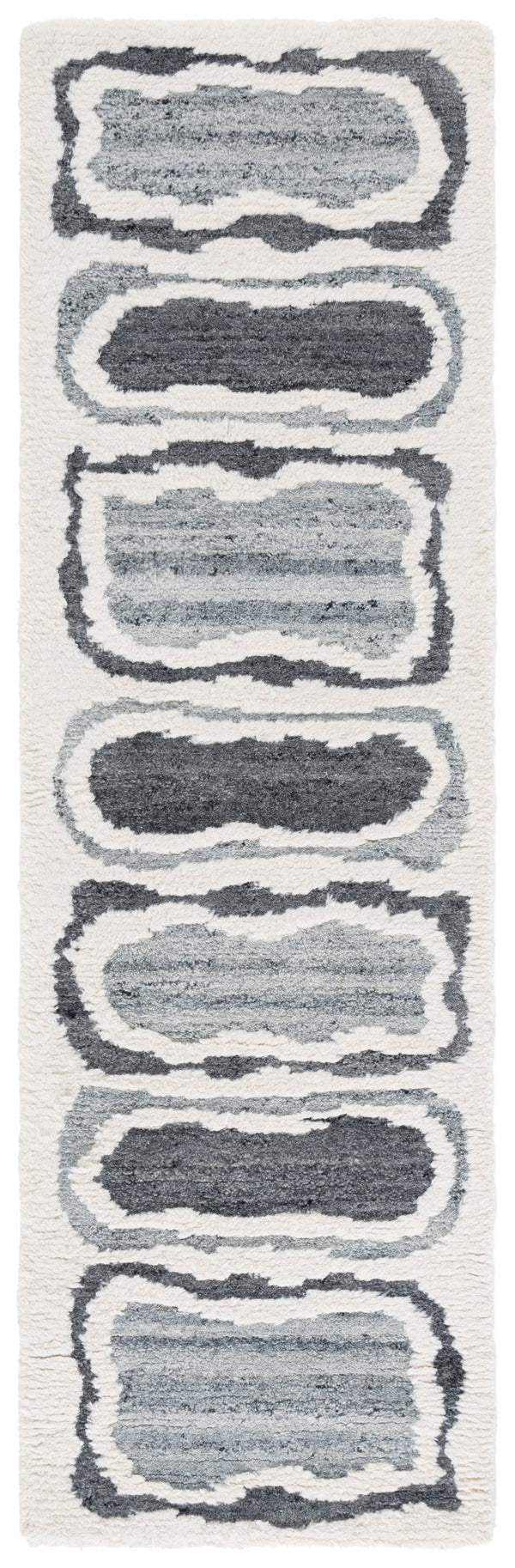 Safavieh Casablanca Hand-tufted Wool Area Rug - Modern Elegance In Luxurious Texture For Any Space Decor Grey ,Ivory Wool Pile Csb447f-8