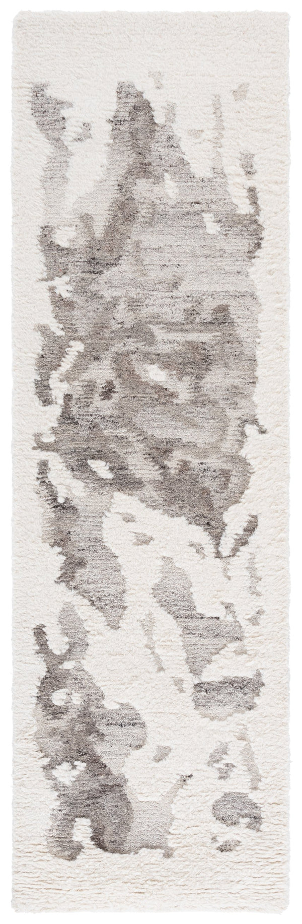 Safavieh Casablanca Modern Wool Runner Rug - Luxurious Hand Tufted Elegance For Hallways And Spaces Ivory ,Taupe Wool Pile Csb448e-28