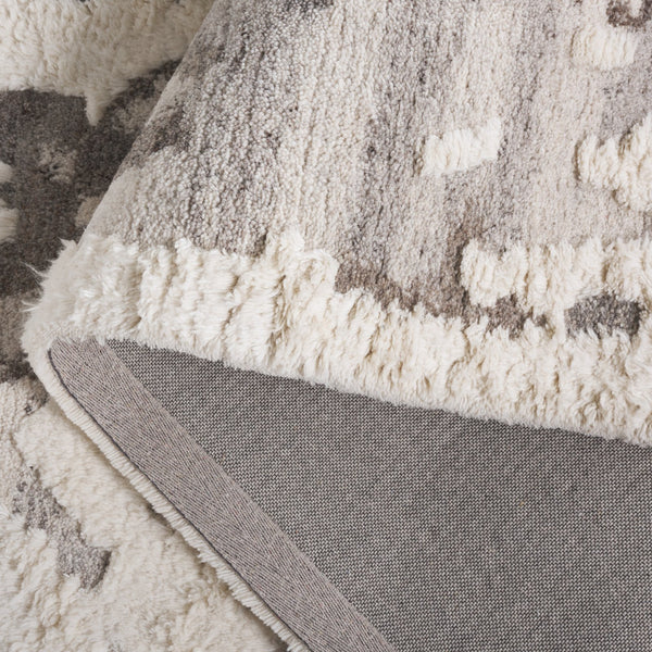 Safavieh Casablanca Hand-tufted Wool Rug - Luxurious Abstract Design For Modern Elegance In Any Space Ivory ,Taupe Wool Pile Csb448e-4