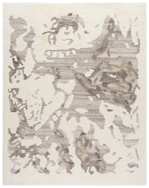 Safavieh Casablanca Hand-tufted Wool Rug - Luxurious Abstract Design For Modern Elegance In Any Space Ivory ,Taupe Wool Pile Csb448e-4